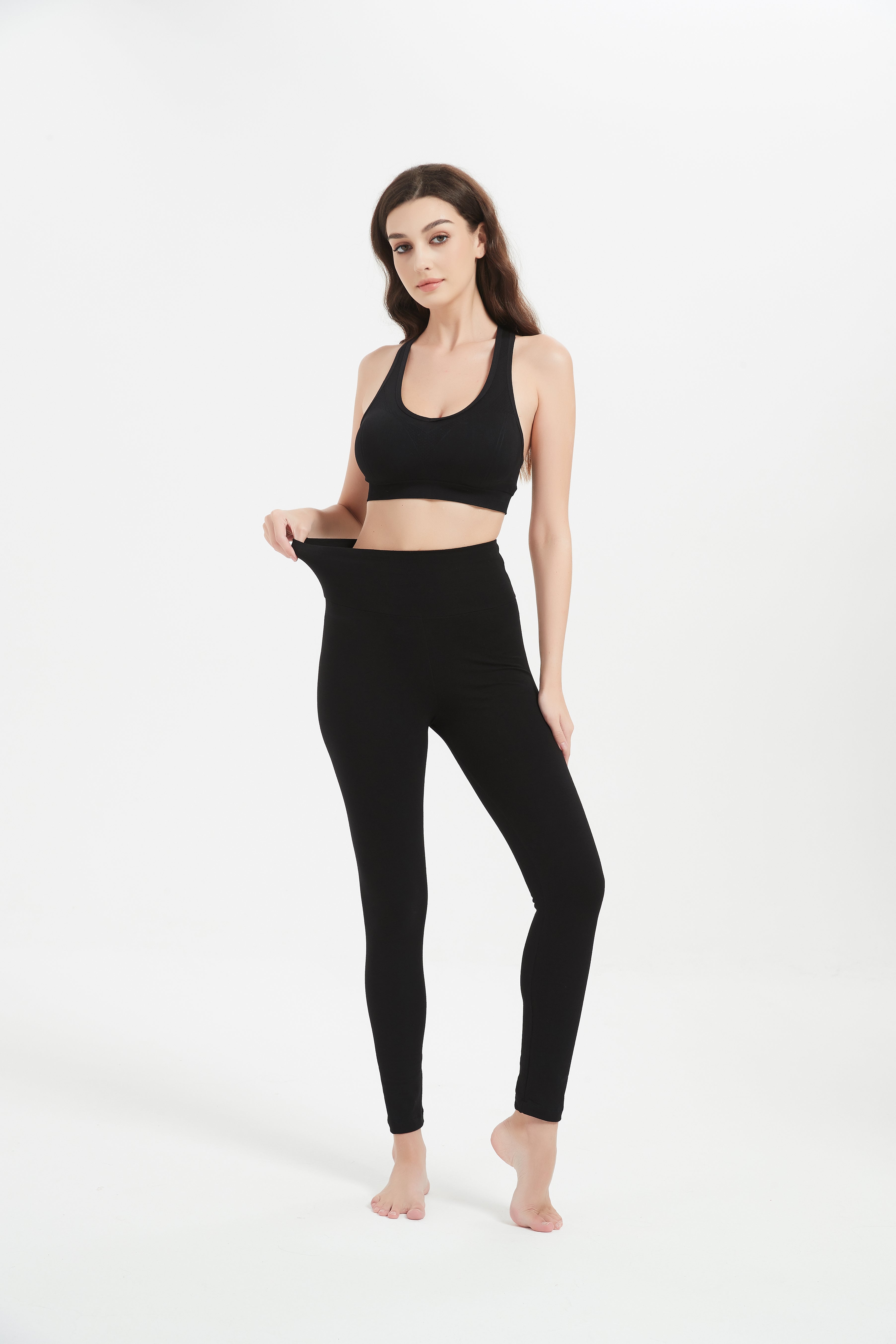 Women's High-Rise Ankle-Length Leggings 34" Inseam