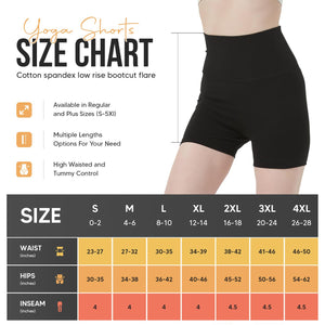 Women's High-Waist Yoga Shorts – 4" Inseam