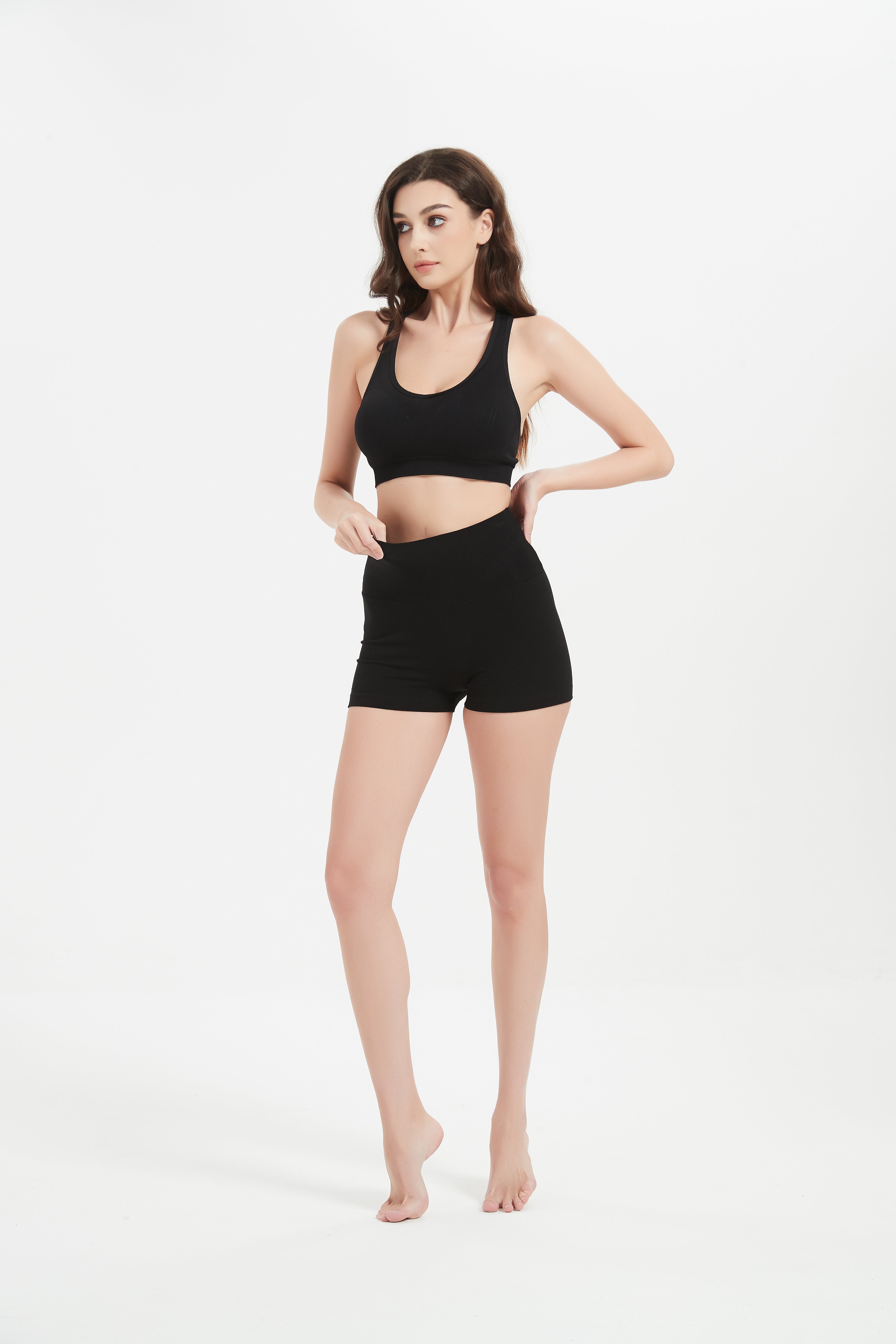 Women's High-Rise Foldover Yoga Shorts – 2" Inseam